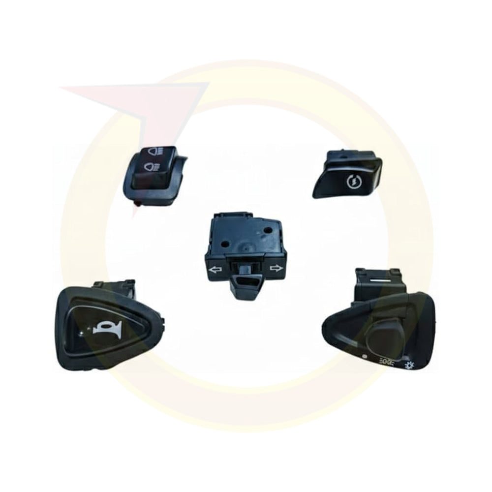 Crony Five Switch Control Panel – Replacement Multi-Function Switches for Electric Scooters